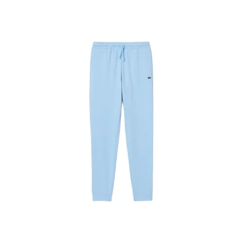 LACOSTE Вязаные тренировочные брюки женские светло-синие