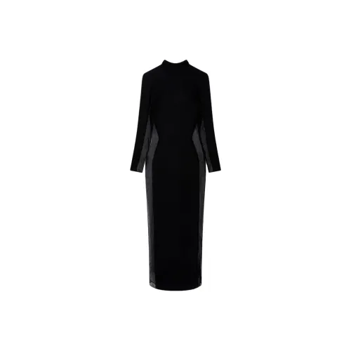 STELLA MCCARTNEY Black Женские Длинные Платья с Рукавами