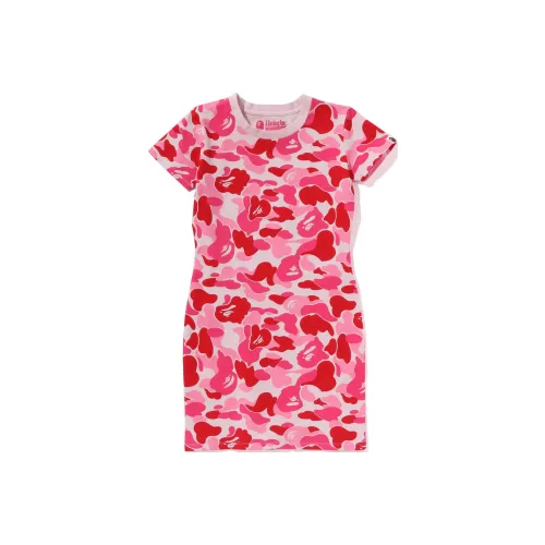 A BATHING APE ABC Camo Короткий рукав Платье Женское