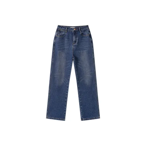 DIALOGUE Джинсы Женские Джинсовый синий
