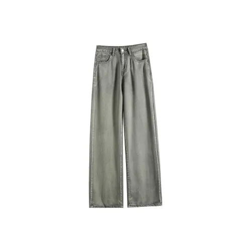 Kazakhstan Джинсы Женские Оливково-зеленый