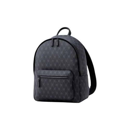 FION Mountain and Sea Journey Series Рюкзак из искусственной кожи мужской классический черный