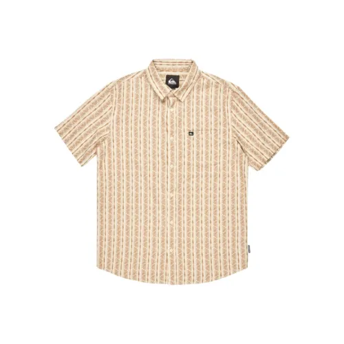 Quiksilver Желтые Мужские Рубашки