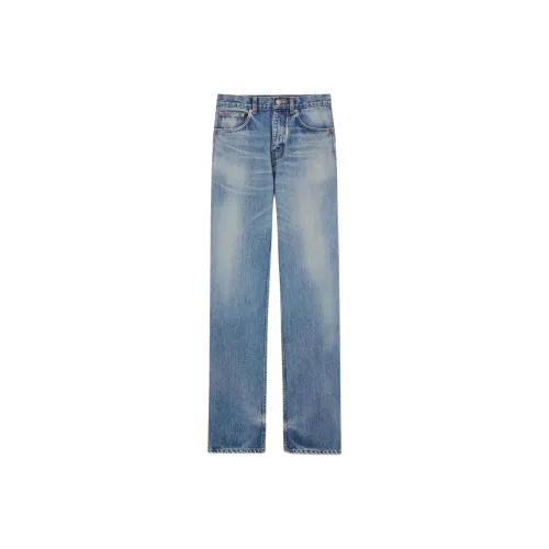 SAINT LAURENT FW24 Джинсы Женские Blue