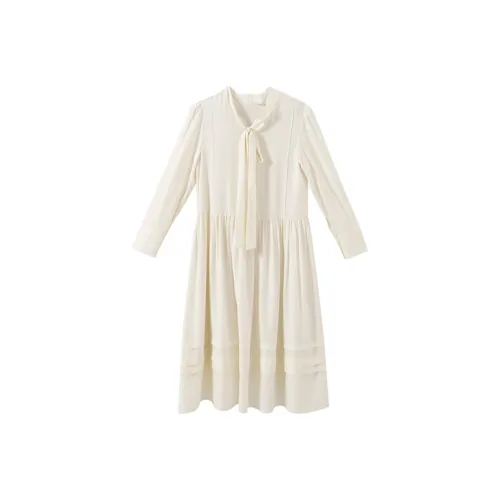 YUMOMO STAR Женские Длинные Платья с Рукавами