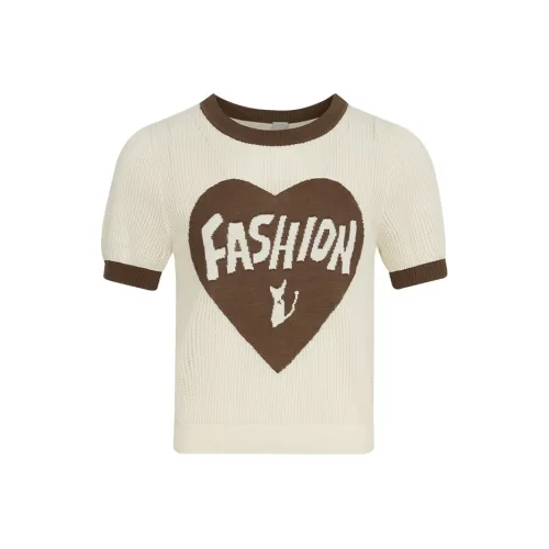 JESSYLINE Бежевый Женские Трикотаж