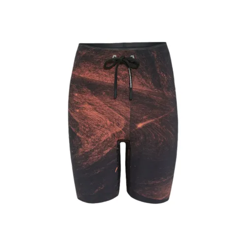 On Race Tights Повседневные шорты Женские Черный Пламя