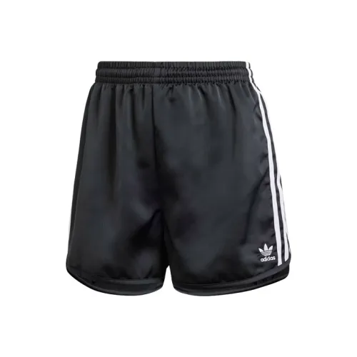 Adidas Originals ADICOLOR Series Satin Sprint Шорты Повседневные шорты Женские Черный