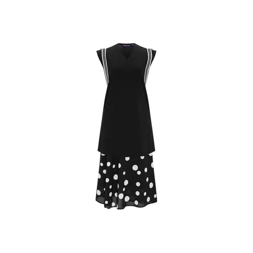 NAVIGARE Короткий рукав Платье Женское Ночной черный