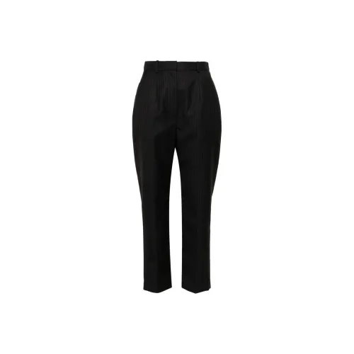 Alexander McQueen Женские брюки костюмные угольно-серого цвета