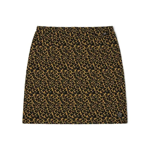 Vans x Cher Strauberry Повседневные короткие юбки Женские с леопардовым принтом