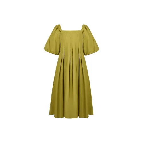 THE SEA LIFE Короткий рукав Платье Женское Примула