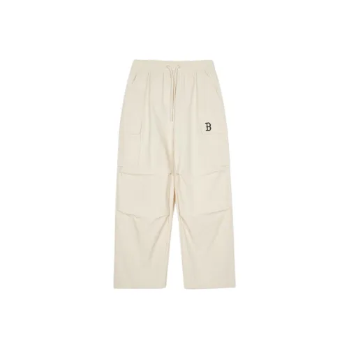 Mlb Base Logo Gough Карго Брюки Женские Темный Кремовый