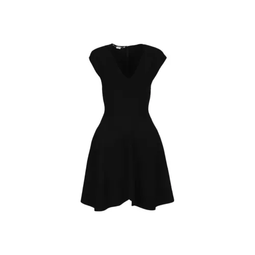STELLA MCCARTNEY Black Женские Короткие Платья с Рукавами