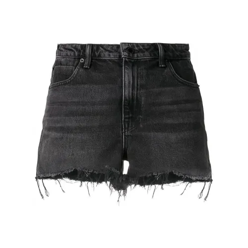 alexander wang Мытый серый Черный Женские джинсовые шорты