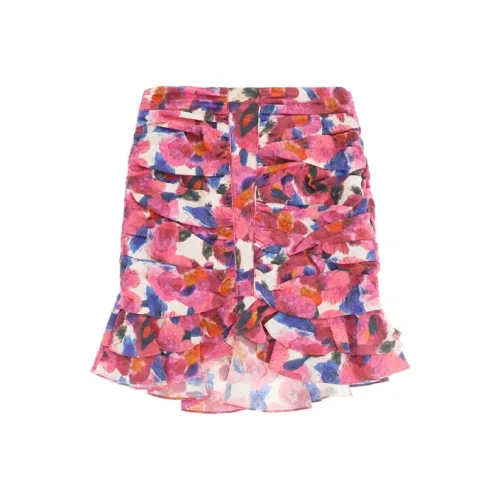 ISABEL MARANT Розовые Женские Повседневные Короткие Юбки