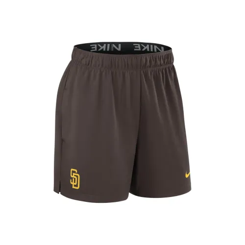 nike x MLB San Diego Padres Аутентичная коллекция Повседневные шорты Женские Графитовый