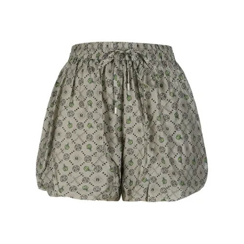 THE SEA LIFE Повседневные шорты Женские Сияющий зеленый