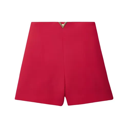 Valentino Повседневные шорты Женские Red