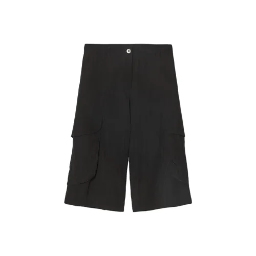 COS SS24 Повседневные шорты Женские Черные