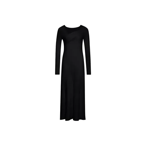 ZHIZHI Длинное платье с длинными рукавами женское