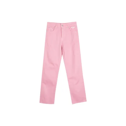 MSGM Розовые Женские Джинсы