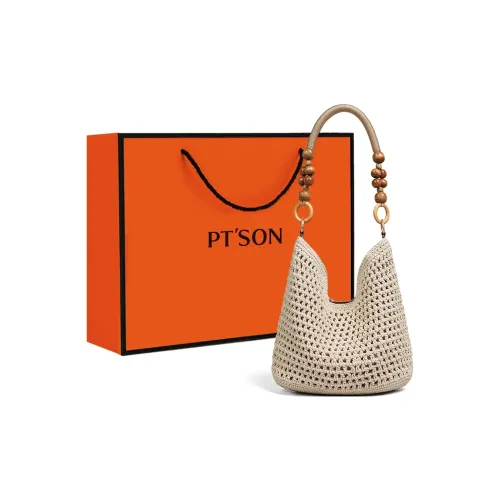 PT'SON Ткань Портативная Сумка через плечо Стандартная Женская Коричневая