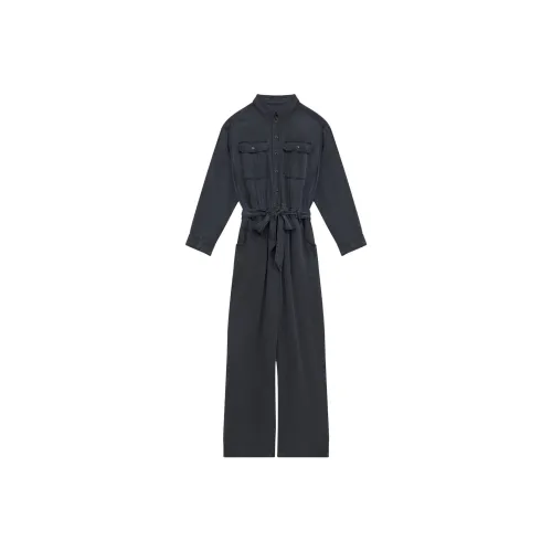 ISABEL MARANT ETOILE SS24 Комбинезон Женский Угольный Серый