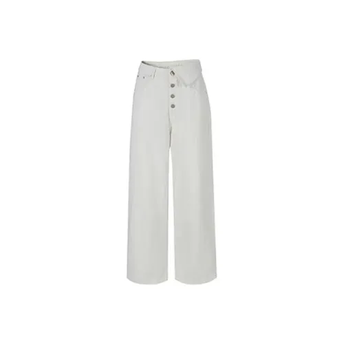 LA.F LAFREEDOM Белые Женские Джинсы