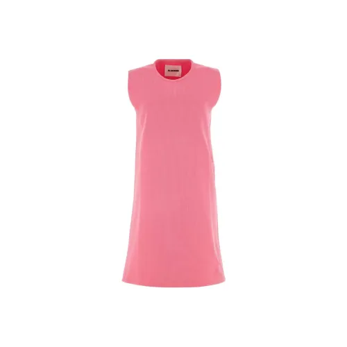JIL SANDER Розовые Женские Платья без рукавов