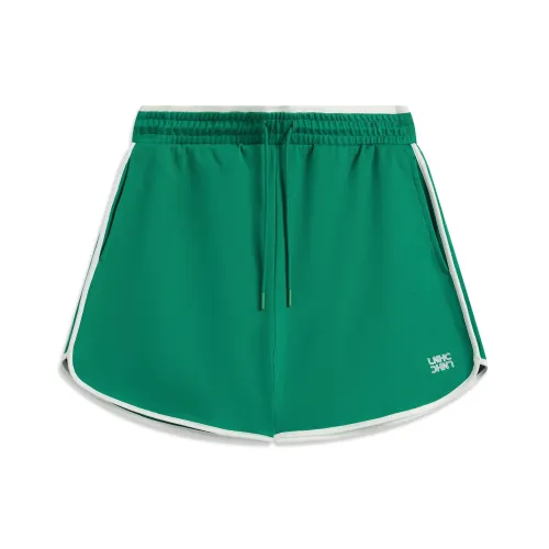 LINING Sports Life Collection Повседневные шорты Женские Бирюзовый Перец