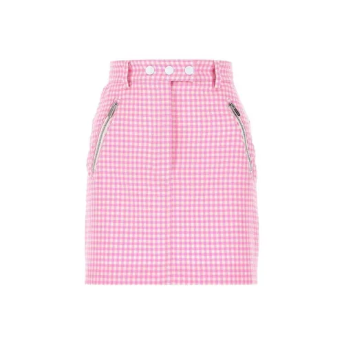 MIU MIU Розовые Женские Повседневные Короткие Юбки