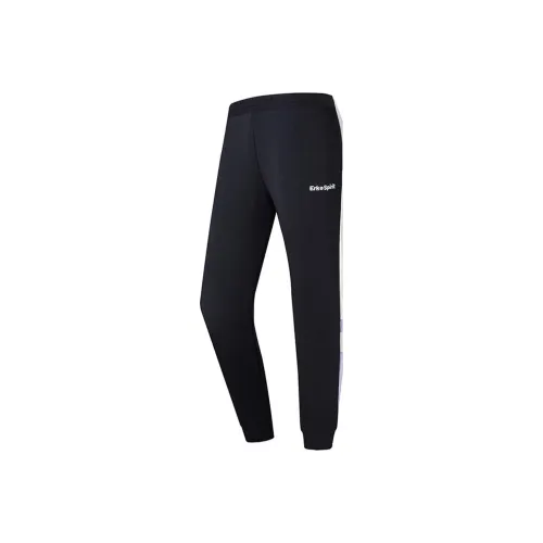 Erke Life Collection Вязаные Спортивные Штаны Женские Глубокий Черный Поп-Арт Фиолетовый