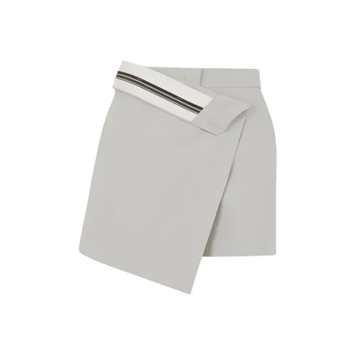 FENDI Повседневные шорты женские серые