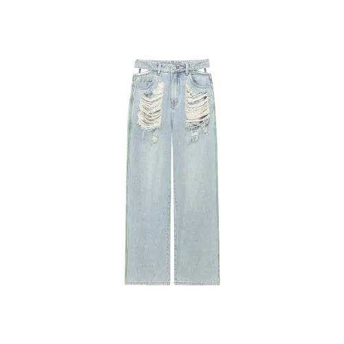 CHUU Джинсовый синий Женские джинсы