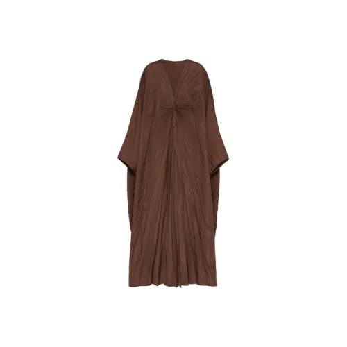 Valentino Длинное платье с длинными рукавами женское