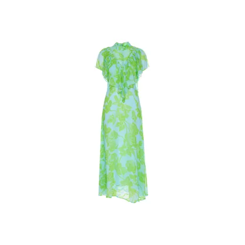 Essentiel Antwerp Green Женские Короткие Платья с Рукавами