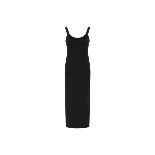 Alexander McQueen SS24 Sleeveless Dress Women's Black Александр Маккуин SS24 Без рукавов Платье Женское Черное