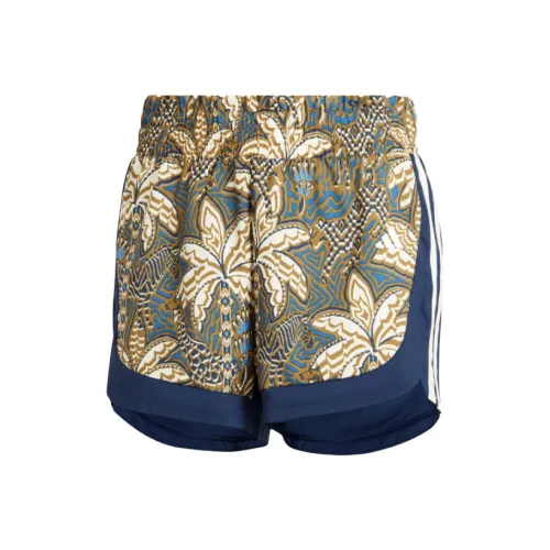 Adidas X Farm Rio Pacer Шорты Повседневные шорты Женские Кристальный Песочный