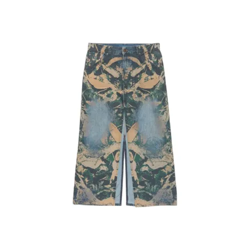 ACNE STUDIOS SS25 Denim Long Skirt Women's Blue ACNE STUDIOS SS25 Деним Длинная Юбка Женская Синяя