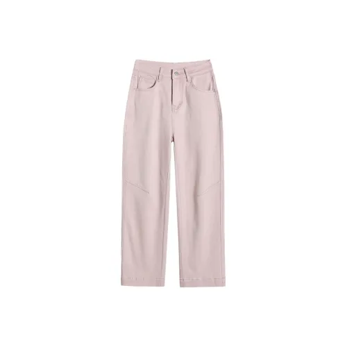 SYEEE WITH U Джинсы Женские Розовые Ankle Длина