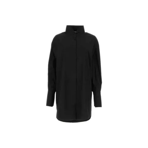 Patou Длинное платье с длинными рукавами женское черное