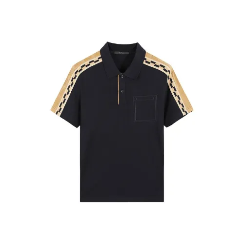 DAVID NAMAN Темно-синие мужские футболки T