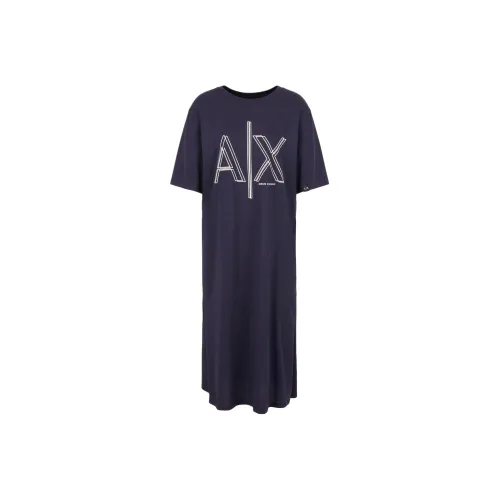 ARMANI EXCHANGEAE SS24 Короткое Платье с Короткими Рукавами Женское