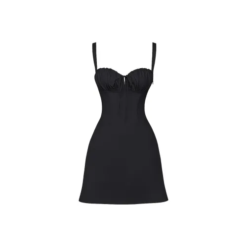 HOUSE OF CB Slip Платье Женское Черный Черный