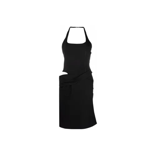 Jacquemus Черные Женские Платья без рукавов