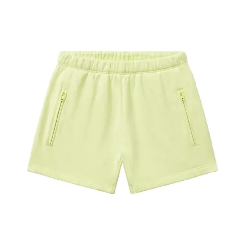 Khy SS24 Drop 003 Флис Короткие Повседневные Шорты Женские Лимонцелло Лимонный Ликер Цвет
