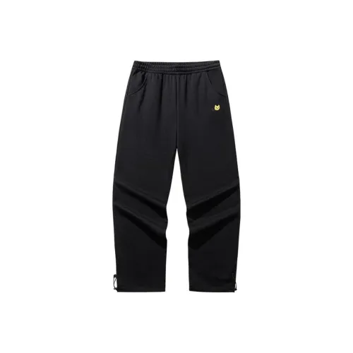 Anta Life Collection Черные Женские Вязаные Тренировочные Брюки