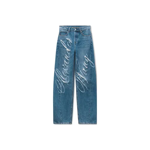 Alexander Wang FW24 Джинсы Женские Blue
