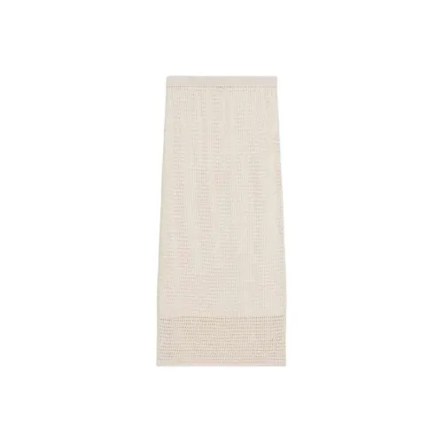 THEORY KNIT Длинная Юбка Женская Винтажный Белый